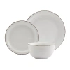 Gallery Farmhouse 12-pc. Stoneware Dinnerware Set In White