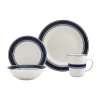 Gallery Isiah 16-pc. Porcelain Dinnerware Set In Blue