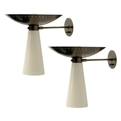 Pre-owned Gallery L7 Calice-c Wall Lights By  In Sand