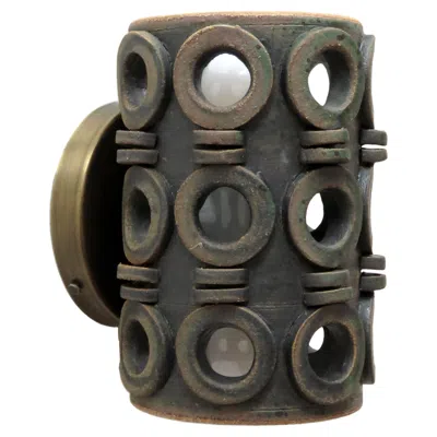 Pre-owned Gallery L7 Ceramic Wall Light No.49/2 By Heather Levine In Black