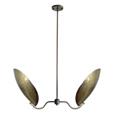 Pre-owned Gallery L7 Chiton-2 Chandelier By  In Brown