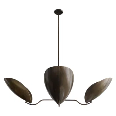Pre-owned Gallery L7 Chiton-4 Chandelier By  In Black