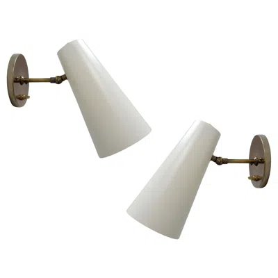 Pre-owned Gallery L7 Copa Wall Lights By  In Transparent