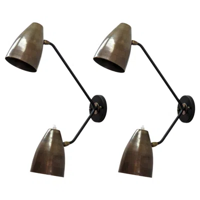 Pre-owned Gallery L7 Lb-2 Wall Lights By  In Black