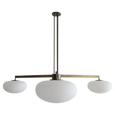 Pre-owned Gallery L7 Orbit-60 Chandelier By  In Transparent