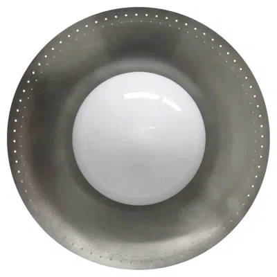 Pre-owned Gallery L7 Silver Maine-18 Wall Light By