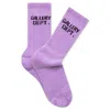 Gallery Men's Clean Socks In Fluorescent Purple In Purple