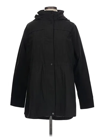 Pre-owned Gallery Raincoat In Black