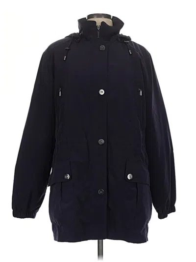 Pre-owned Gallery Raincoat In Blue