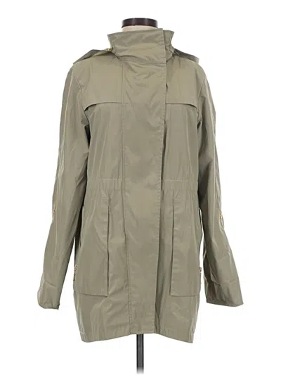 Pre-owned Gallery Raincoat In Green