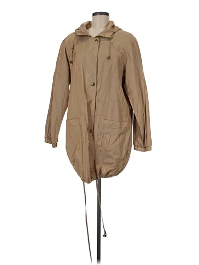 Pre-owned Gallery Raincoat In Tan