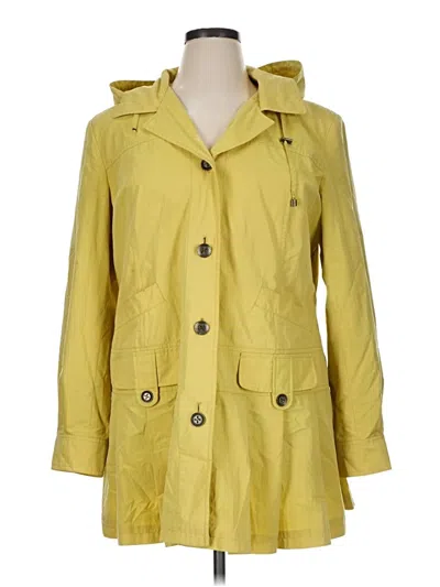 Pre-owned Gallery Raincoat In Yellow