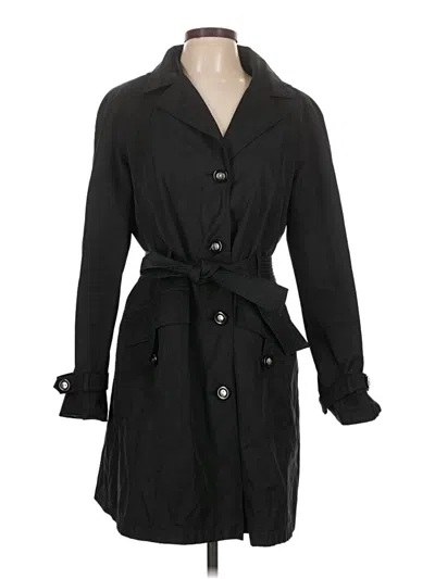 Pre-owned Gallery Trenchcoat In Black