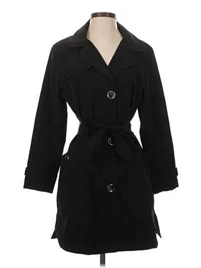 Pre-owned Gallery Trenchcoat In Black
