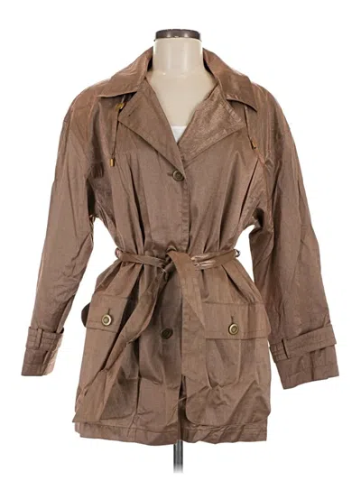 Pre-owned Gallery Trenchcoat In Brown
