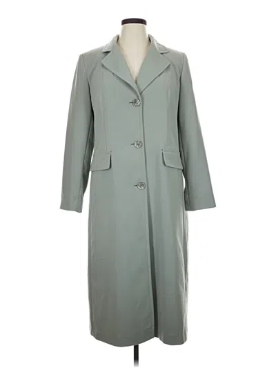 Pre-owned Gallery Trenchcoat In Gray