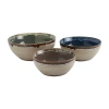 Gallery Tuscon 3-pc. Stoneware Serving Bowl In Multi