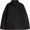 Gallery Water Resistant Quilted Jacket In Black