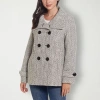 Gallery Womens Heavyweight Peacoat In Gray