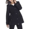 Gallery Womens Hooded Midweight Raincoat In Black
