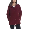 Gallery Womens Hooded Midweight Raincoat In Red