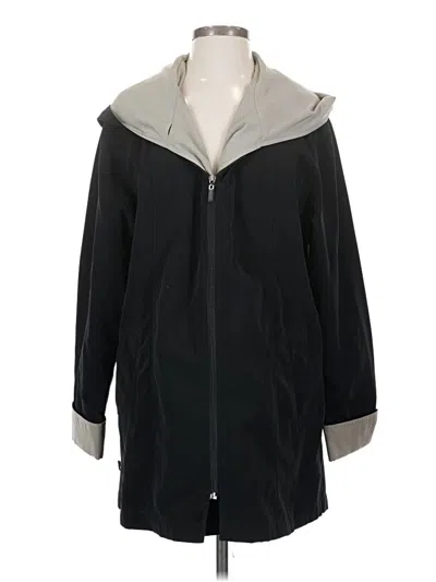 Pre-owned Gallery Zip Up Hoodie In Black