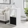 Galli 2 Cubby Storage Cabinet White In White