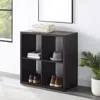 Galli 4 Cubby Storage Cabinet Espresso In Black