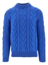 Gallia Cable-knit Sweater In Multi