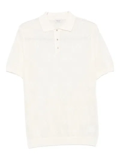 Gallia Cotton Polo Shirt In Neutral