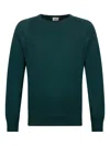 Gallia Crew-neck Cotton Sweatshirt In Green