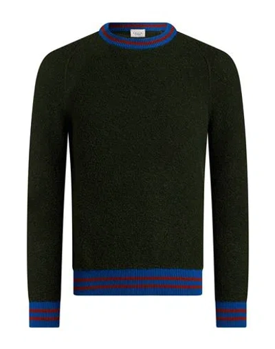 Gallia Man Sweater Military Green Size 38 Merino Wool, Polyamide