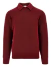 Gallia Polo-collar Knitted Sweater In Multi