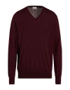 Gallia X Sør Man Sweater Garnet Size 50 Merino Wool, Silk In Brown