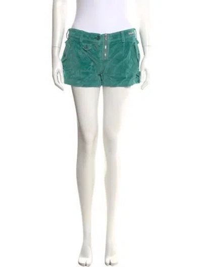 Pre-owned Galliano 2007 Mini Shorts In Green