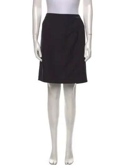 Pre-owned Galliano 2010's Mini Skirt In Blue