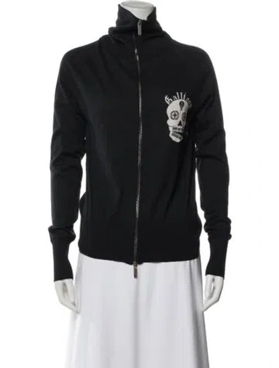 Pre-owned Galliano Bomber Jacket In Blue