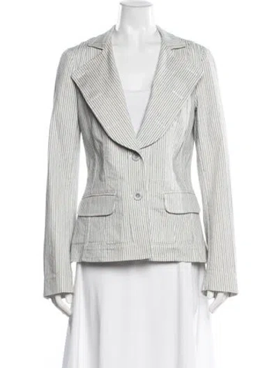 Pre-owned Galliano Vintage 2000's Blazer In Gray