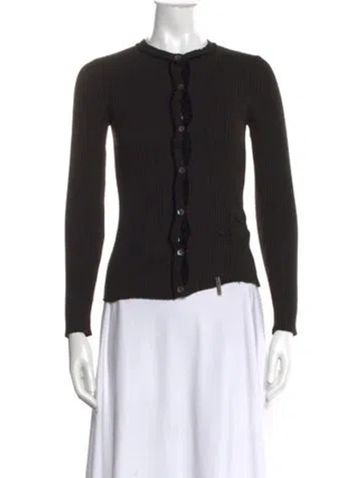 Pre-owned Galliano Vintage 2000's Top In Black