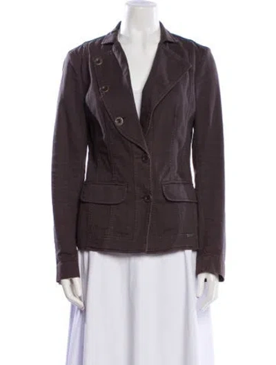 Pre-owned Galliano Vintage 2006 Blazer In Gray