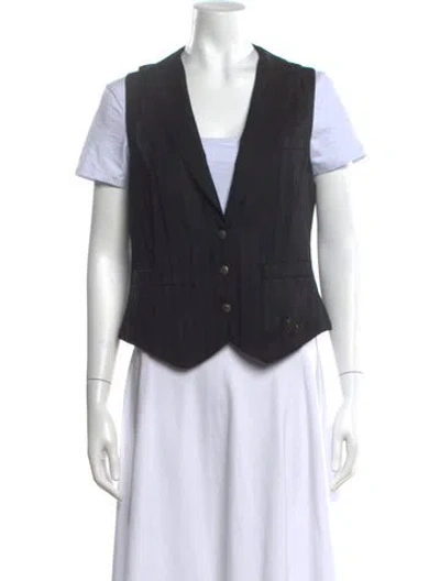 Pre-owned Galliano Vintage 2006 Vest In Black