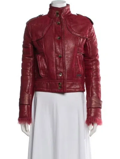 Pre-owned Galliano Vintage 2008 Coat In Red