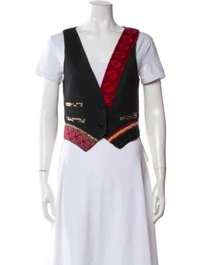 Pre-owned Galliano Vintage 2008 Vest In Black