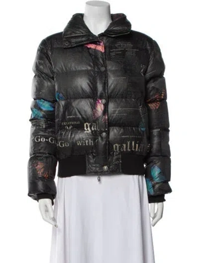 Pre-owned Galliano Vintage 2009 Down Jacket In Black