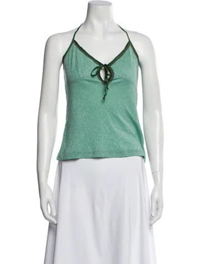 Pre-owned Galliano Vintage 2010 Top W/ Tags In Green