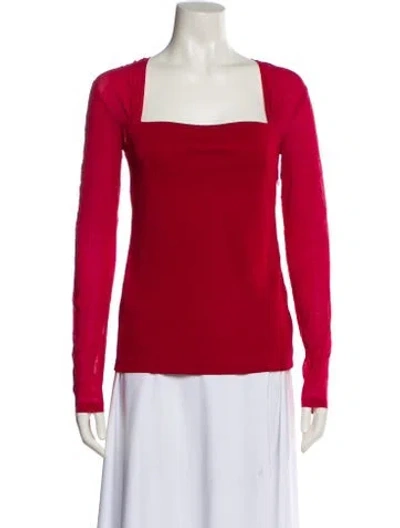 Pre-owned Galliano Vintage Late 2000's - Early 2010's Top In Red