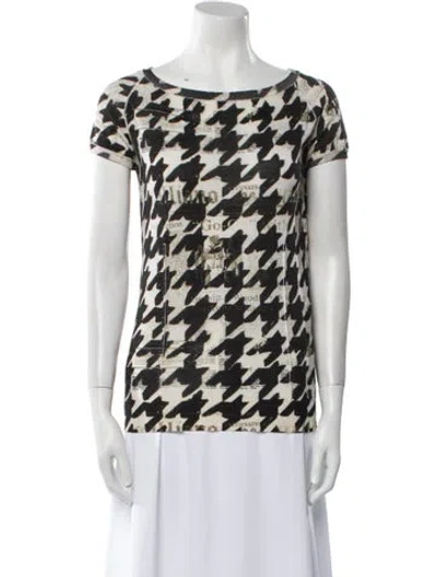 Pre-owned Galliano Vintage Late 2000's - Early 2010's T-shirt In White