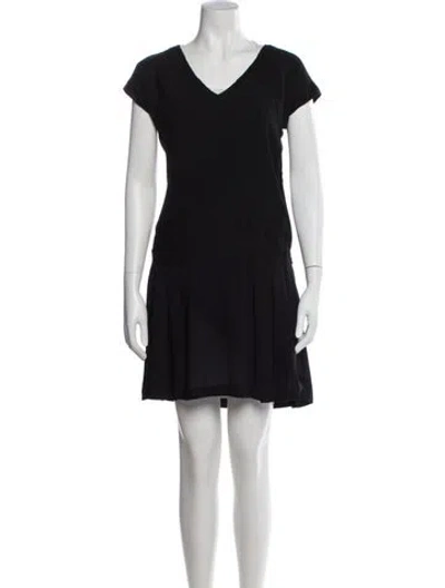 Pre-owned Galliano Vintage Mini Dress In Black