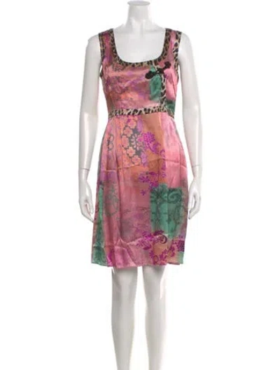 Pre-owned Galliano Vintage Mini Dress In Orange