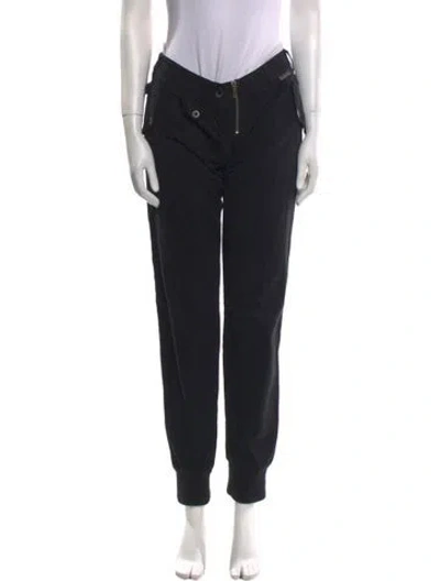 Pre-owned Galliano Vintage Skinny Leg Pants In Black